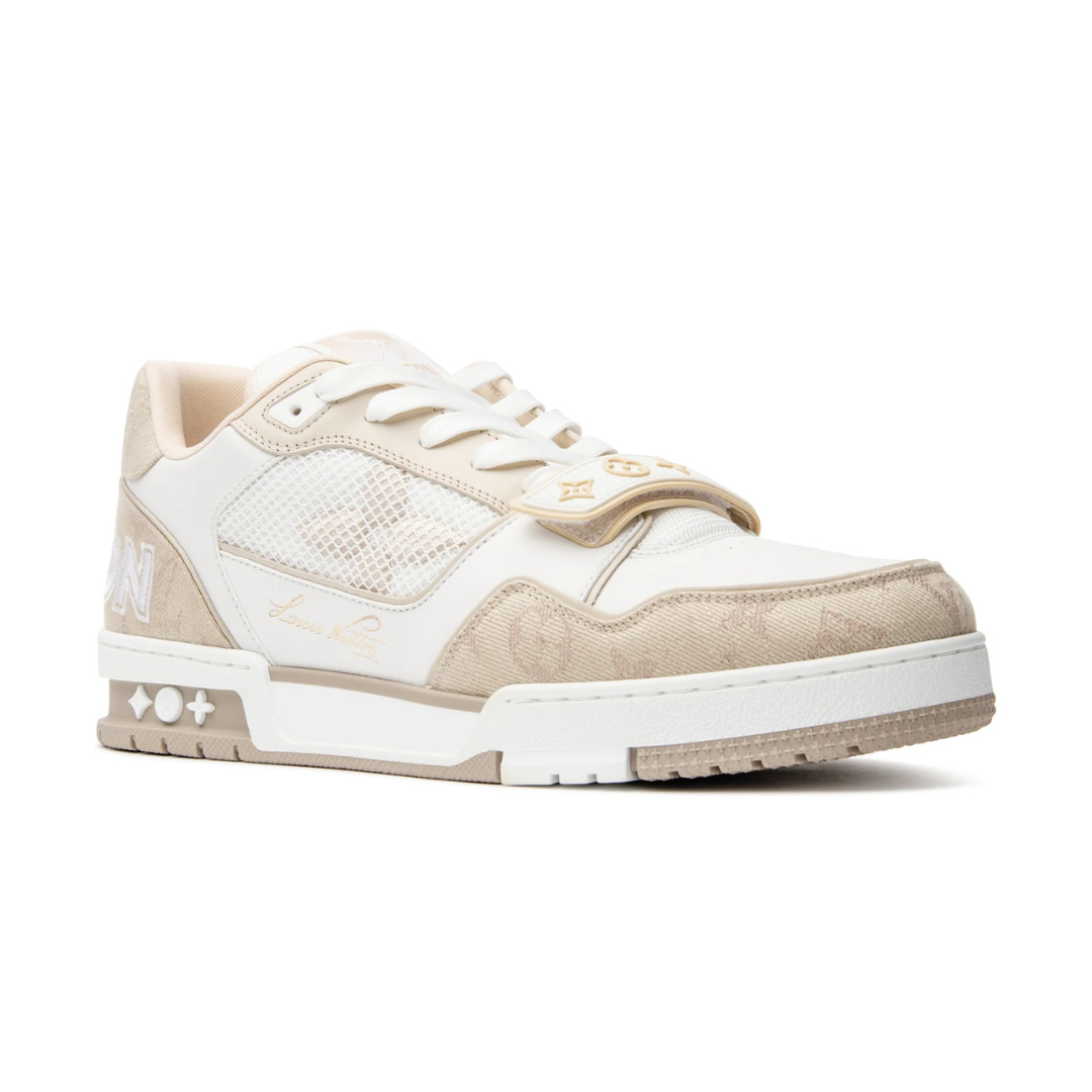 Zapatillas Monogram Beige Denim Trainer Streetwear