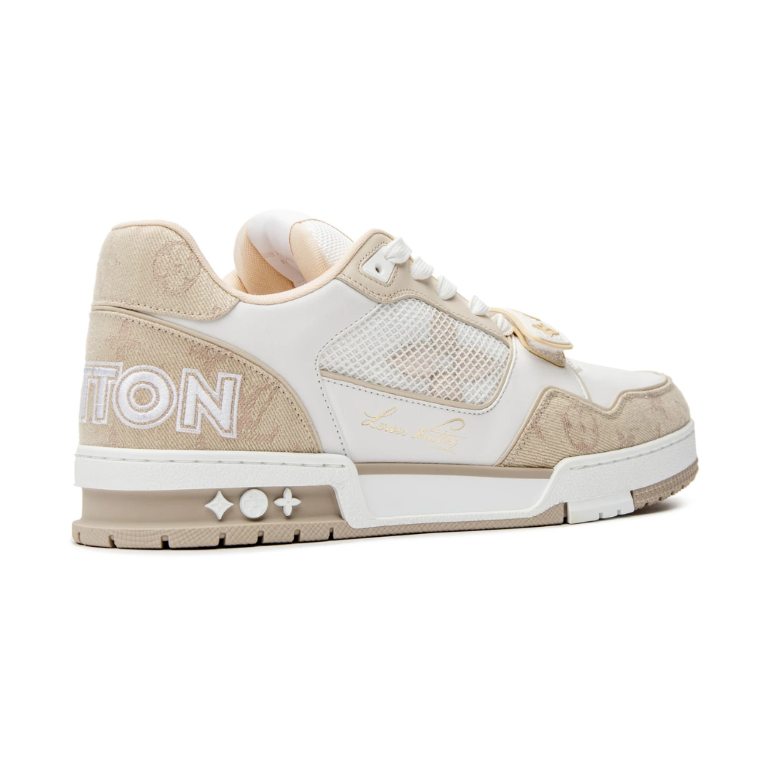 Zapatillas Monogram Beige Denim Trainer Streetwear