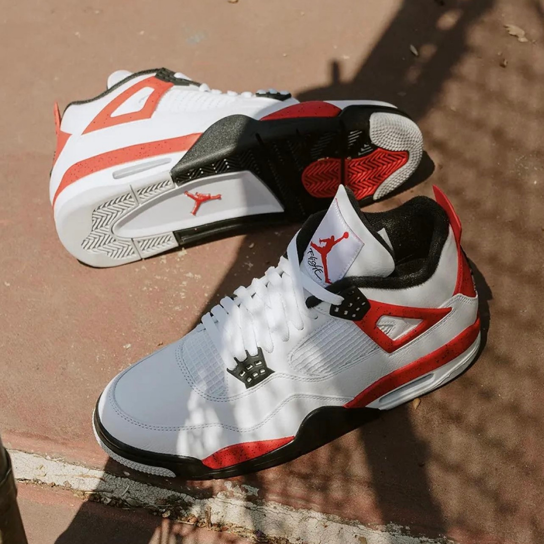 Zapatillas Nike Air Jordan 4 Retro Red Cement Streetwear