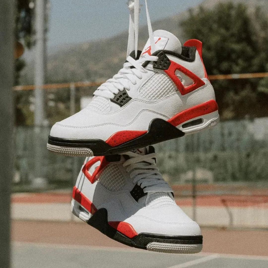 Zapatillas Nike Air Jordan 4 Retro Red Cement Streetwear