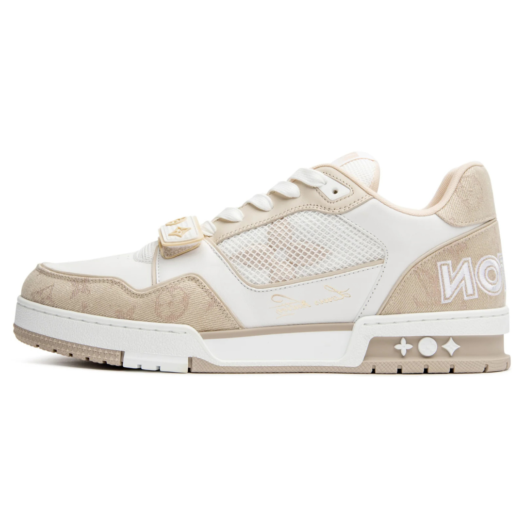Zapatillas Monogram Beige Denim Trainer Streetwear