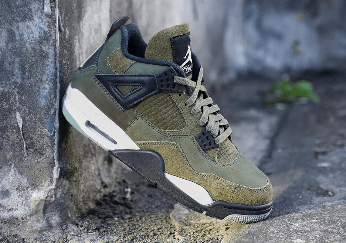 Zapatillas Nike Air Jordan 4 Craft Medium Olive Streetwear