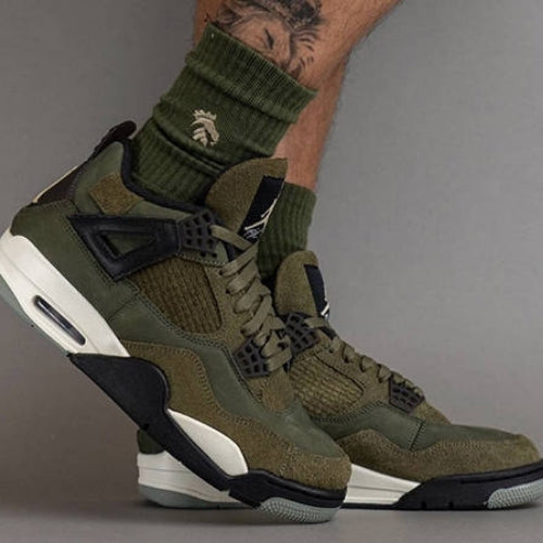 Zapatillas Nike Air Jordan 4 Craft Medium Olive Streetwear