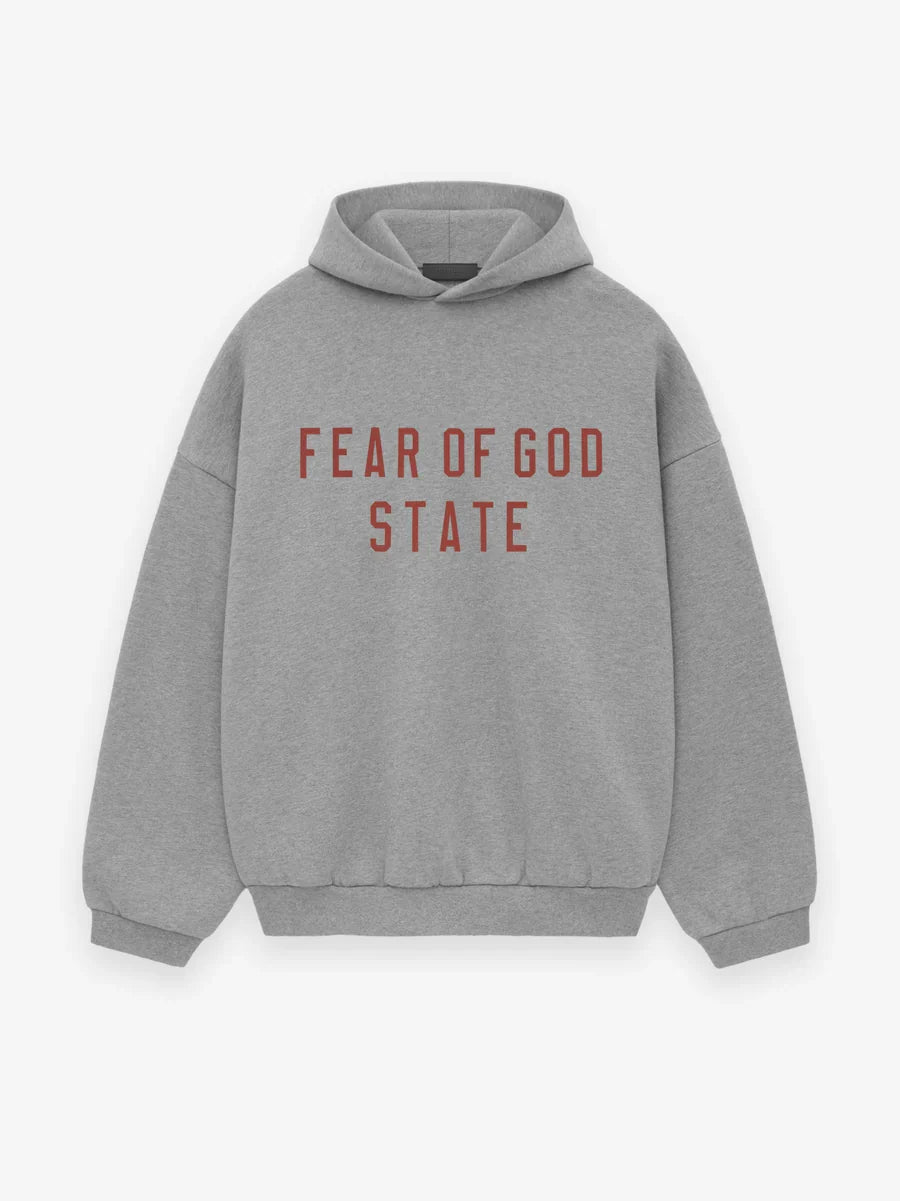 Conjunto Fear of God Essentials FW24 Dark Heather State Streetwear