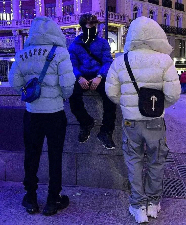 Chaqueta Trapstar Irongate Puffer Baby Blue Streetwear