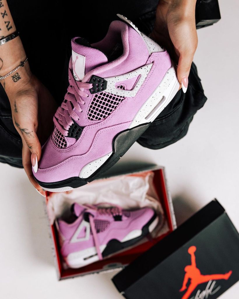 Zapatillas Air Jordan 4 Orchid Streetwear