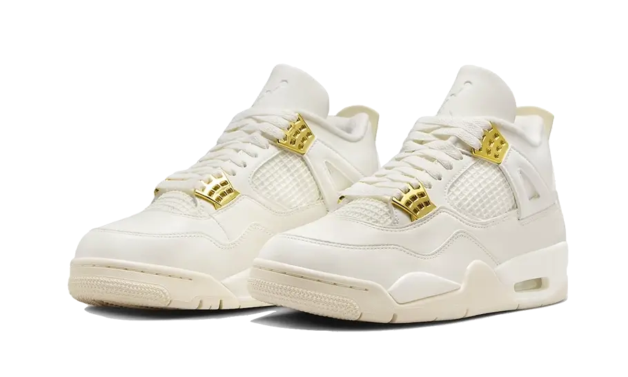 Zapatillas Nike Air Jordan 4 Sail Metallic Gold Streetwear